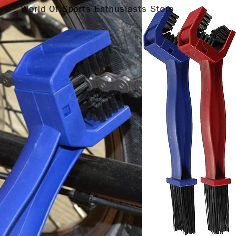 

Очиститель щетки для мотоциклетной цепи, пластиковая щетка для велосипеда/мото, очиститель цепи, уличный скруббер, инструменты для ухода за дорогой, детали мотоцикла