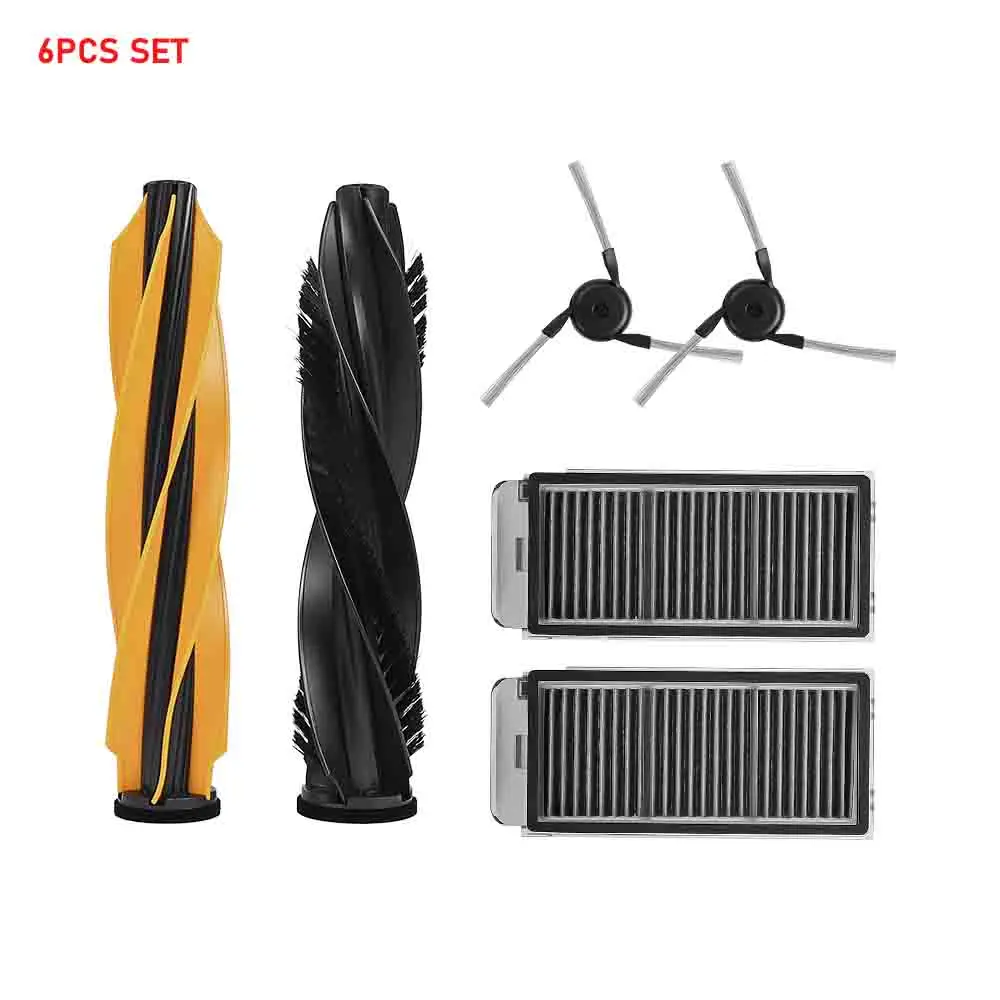 Dweildoeken Stofzakken voor Dreame X50 Pro/X50 Ultra/X50 Master/L40S Pro Ultra/L50 Pro Ultra/MOVA V50 Ultra Hoofd- en zijborstelfilters