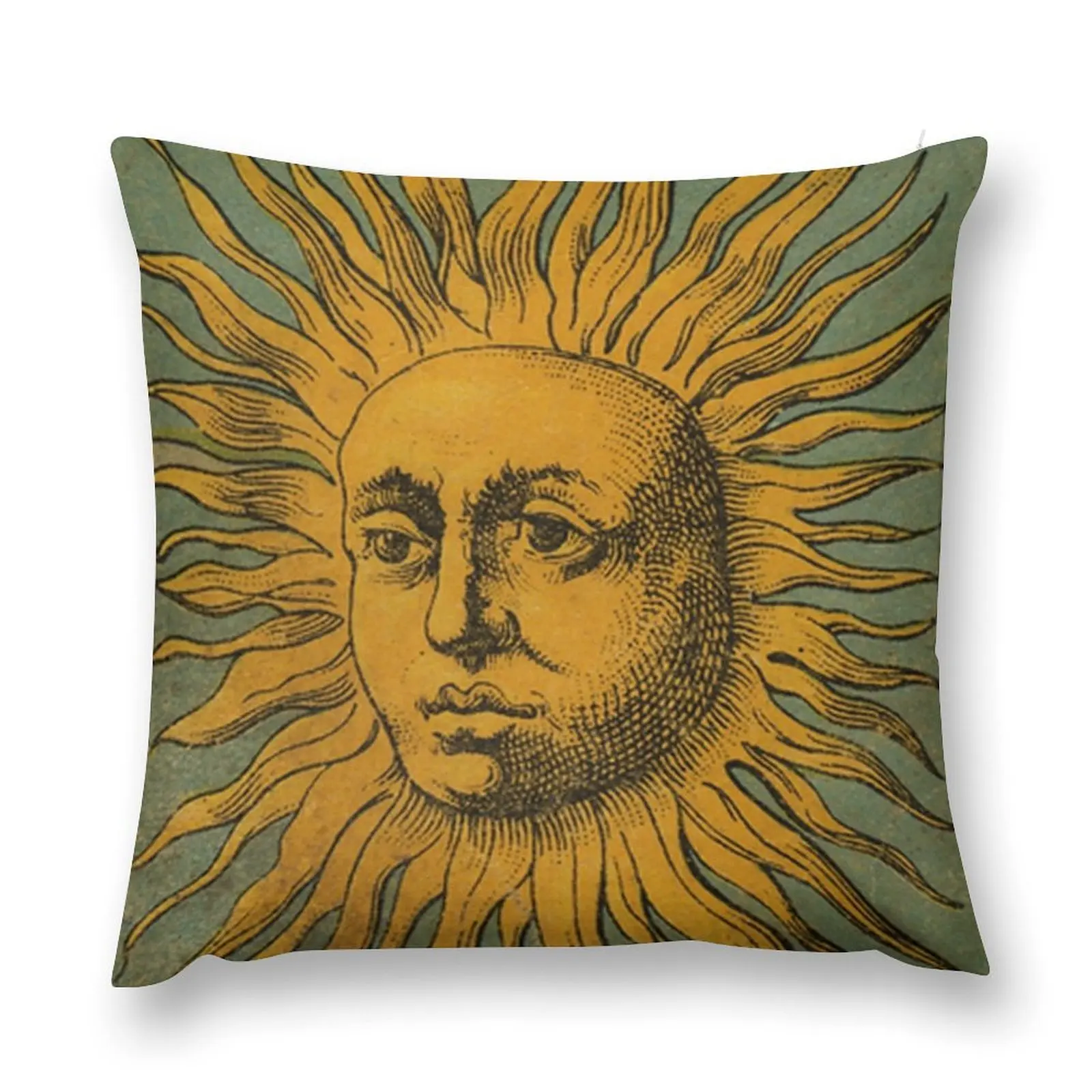 

Vintage Sun Tarot Throw Pillow Pillowcases Cushion Covers Sofa christmas pillow case Cusions Cover pillow