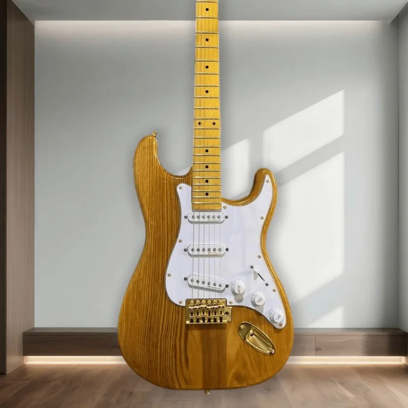 Hot Sales STQ Style 6 String Electric Guitar Gold Hardware SSS Single Coil Pickups Maple Neck  Beginner Unisex Performance