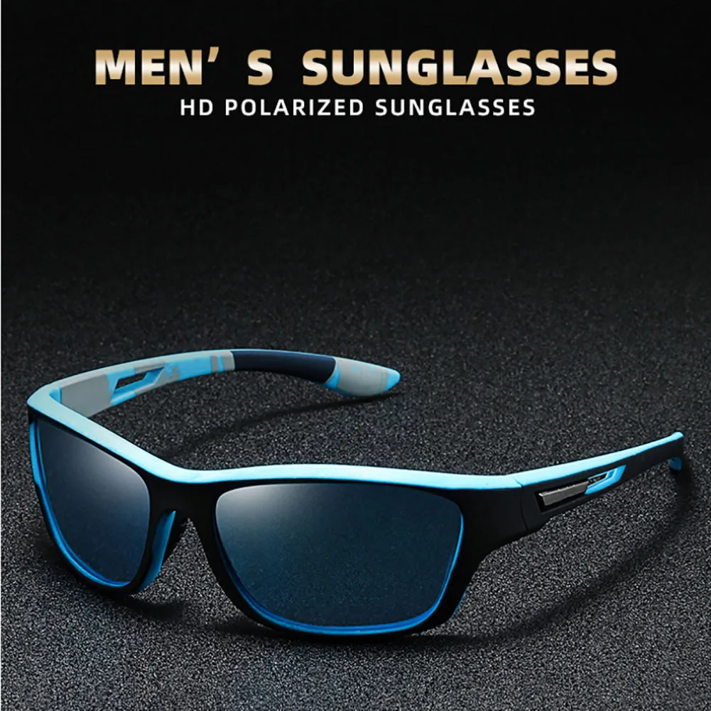 Men Outdoor Sports Sunglasses Fashion Polarized Sunglasses Eyewear For Cycling Running Camping Hiking Fishing