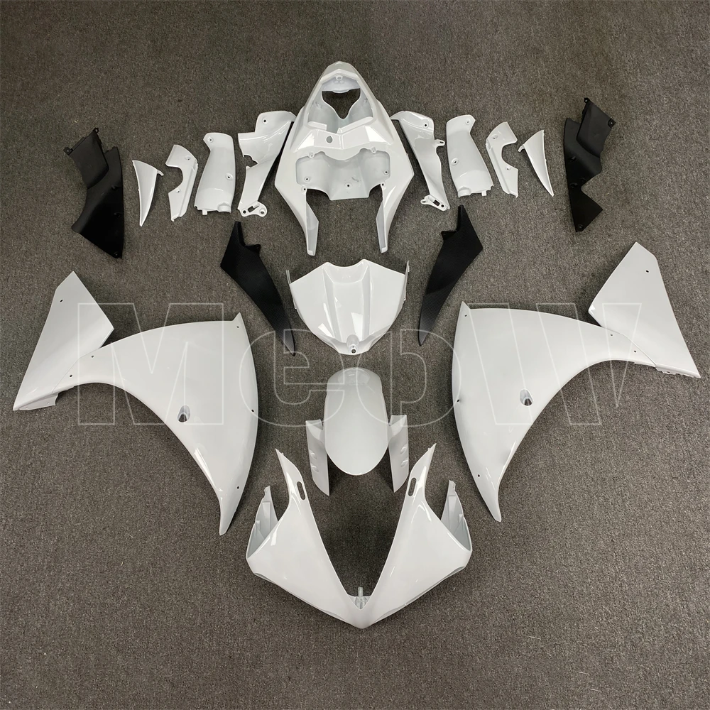 

for YAMAHA YZF - R1 2009 2010 2011 2012 New ABS Motorcycle Bike Whole Fairings Kit Fit Bodywork set Custom White