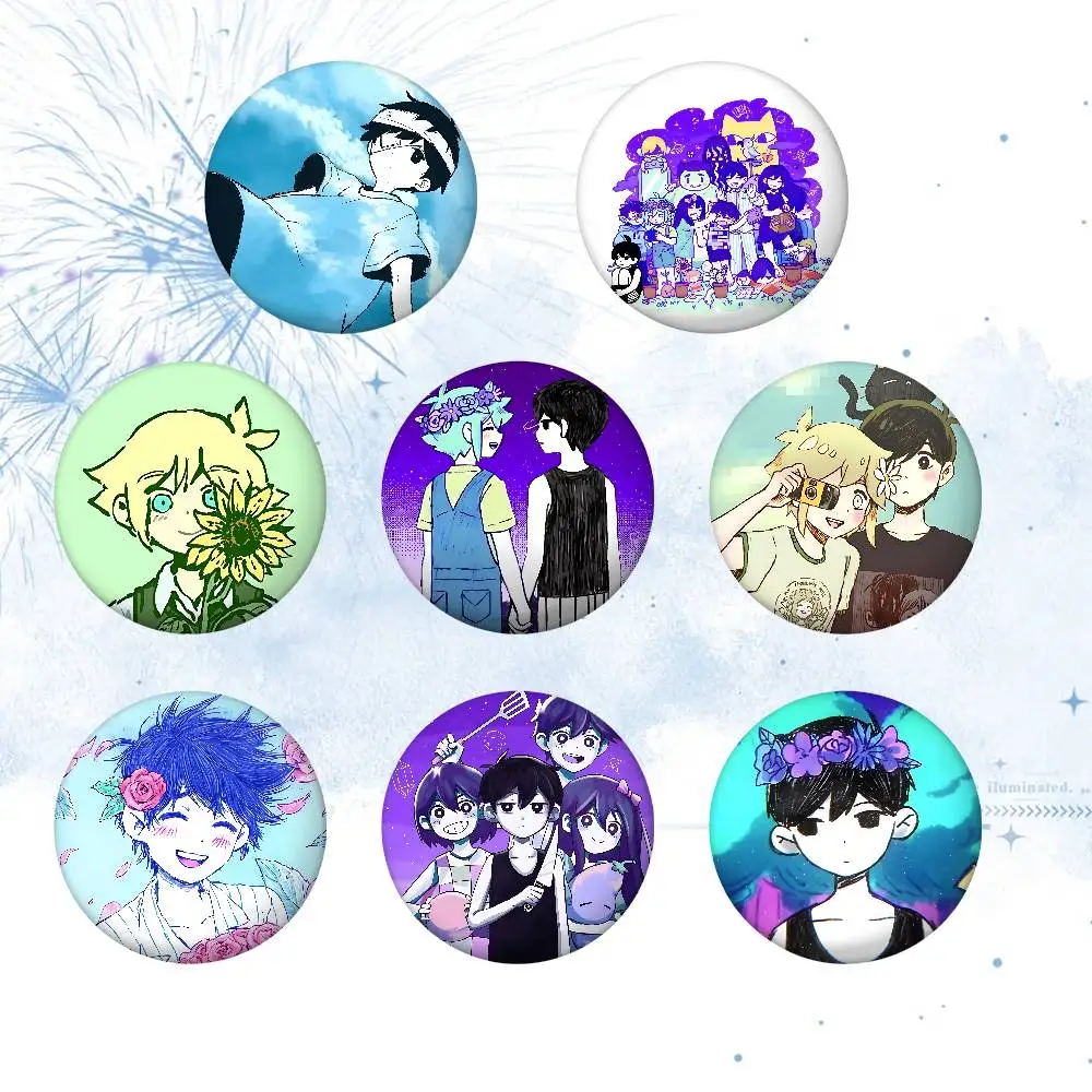 Anime Cool O-Omori-S Enamel Pins Handmade Round Brooch L Killer Yagami Light Cosplay Badge Backpacks Jewelry Gifts