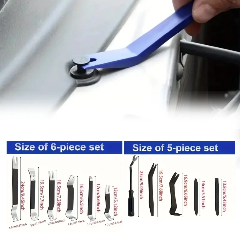 

11 шт., наборы инструментов для ремонта автомобиля, прочный набор отверток из нержавеющей стали для разборки дверей автомобиля, приборные панели