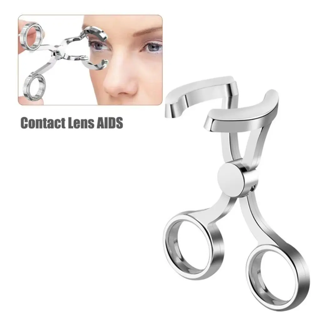 Wearing Tools Soft Tweezer Soft Contacts Applicator Portable Ergonomic Handle Lens Wearing Aids Soft Contacts Remover Eye Care