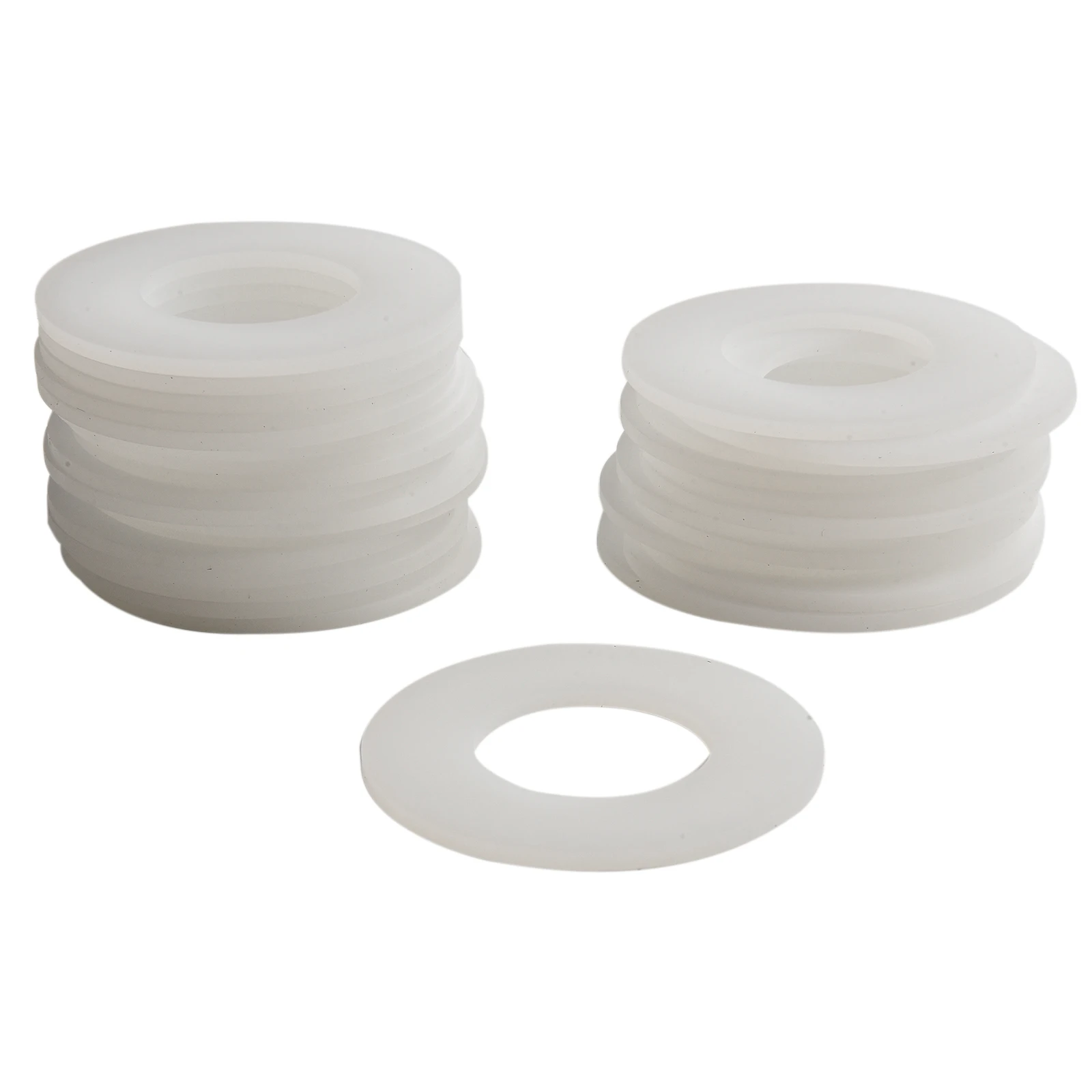 

30pc Flush Valve Seal Washer Diaphragm For Silicone Rubber Replacement for Model 816.418.00.1 Suitable for Valve Maintenance