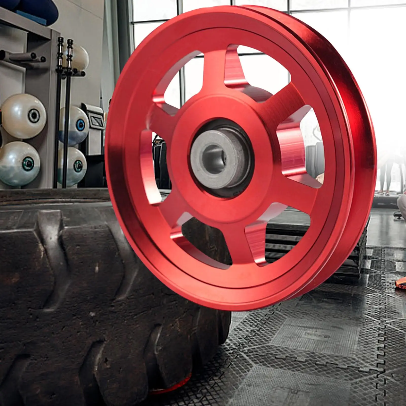 

Система роликов для домашнего спортзала, алюминиевый ролик 105 мм для тренажеров с тросом