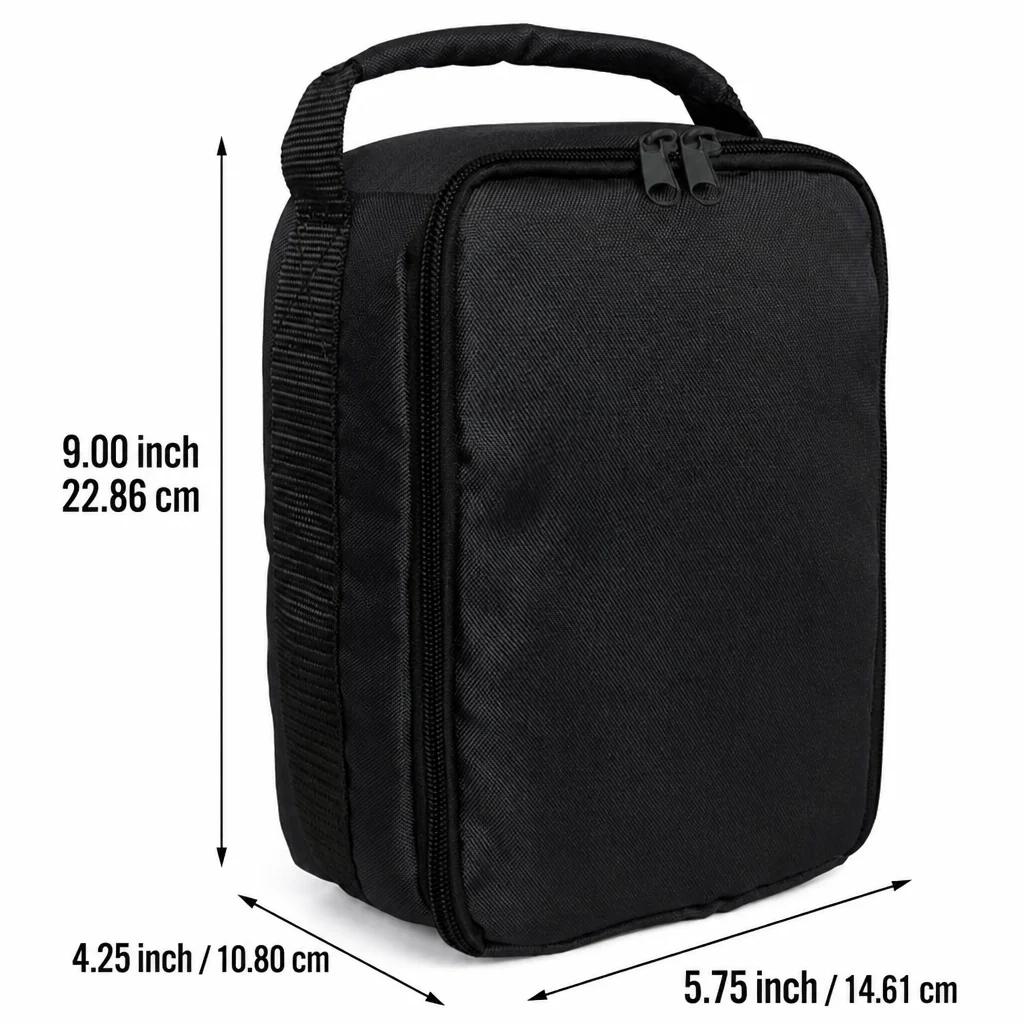 Stay Organized! Waterproof Portable Tackle Bag, 3 Movable Dividers, Holds Spinning/Baitcast/Fly Reels, Compact & Rugged for Outd