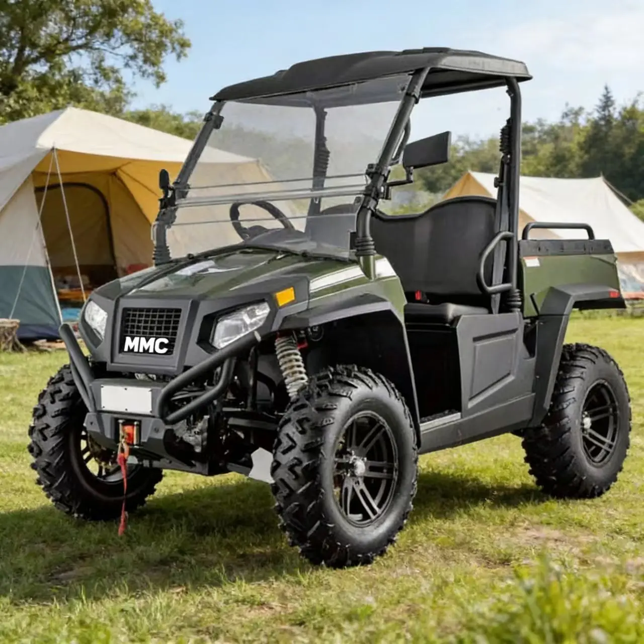 2026 4WD New Energy 2 4 6 8 Seater Customized 48/60/72V Lithium Ion Battery 4000W/5000W/7000W Electric UTV Golf Cart