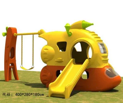 Space Fishing Boat Kindergarten Children's Play Facilities Small and Medium Slides Climbing Slides Combination