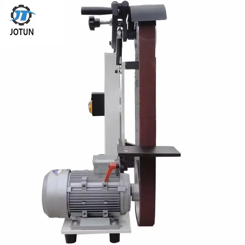 

Portable Electric Belt Sander Wheel Polishing Machine for Metal Surfaces Handheld with 60#-800# Grit and Plate Sheet Application