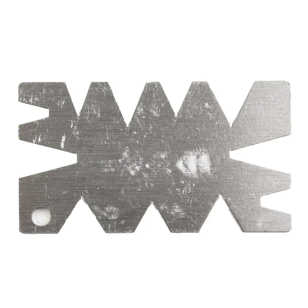 Medidor de ángulo de corte de hilo de hierro inoxidable, herramientas de diseño, cintas de medición, calibre de corte de hilo 29/30/40/45/50/55/60/65 grados