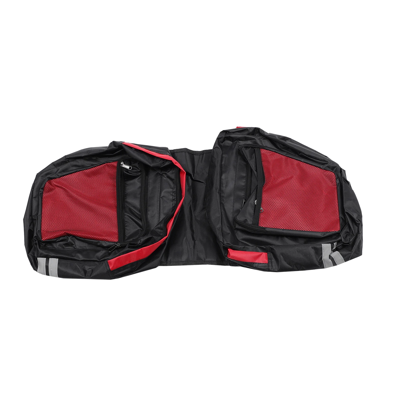 

Bicycle Rear Rack Bag Large Capacity PVC Material Easy Install Remove Bike Panniers Dual Carry Saddle Bags Cycling Accessories
