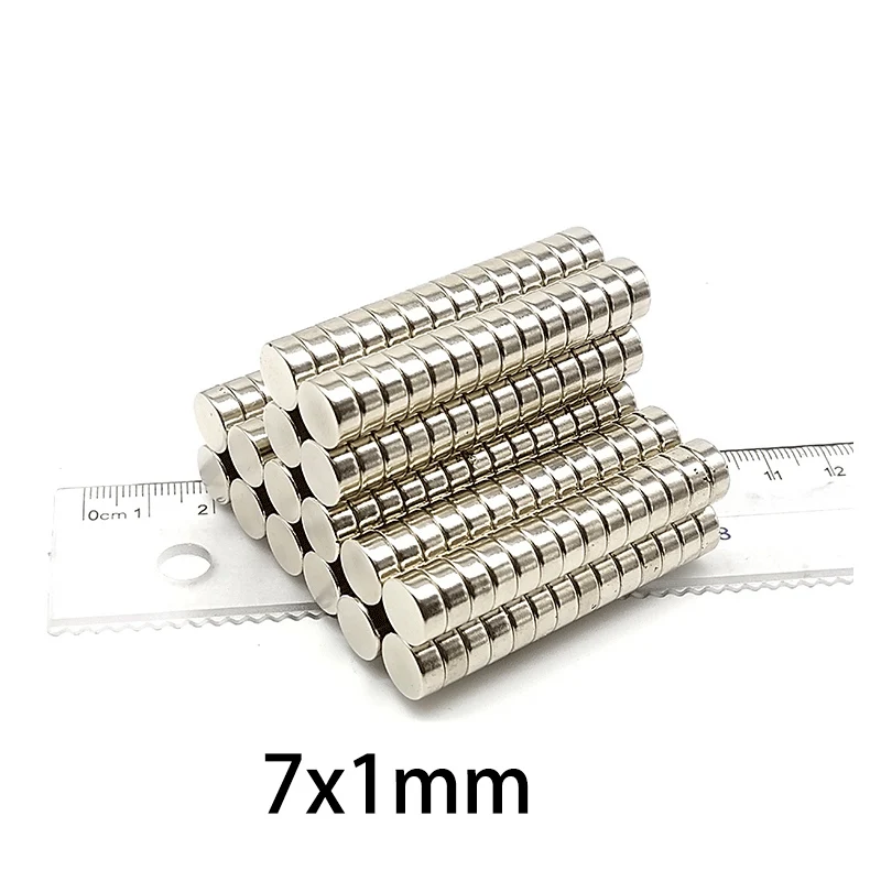 20/50pcs 7x1mm & 6x2mm Magnet Duo, Never Guess Again Between Wide Surface Hold and Deep Reaching Power