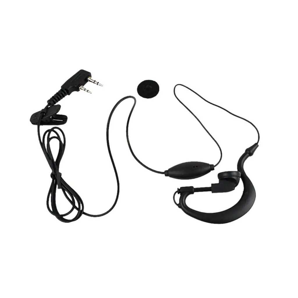 Two Way Radio Earpiece K Type Earhook Wired Earphones Accessories for Quansheng TG-UV2