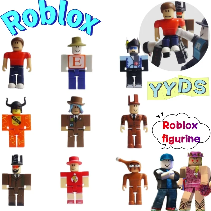 

Коллекционная фигурка Roblox: высококачественная креативная статуэтка аниме-персонажа с подвижными суставами, украшение для рабочего стола