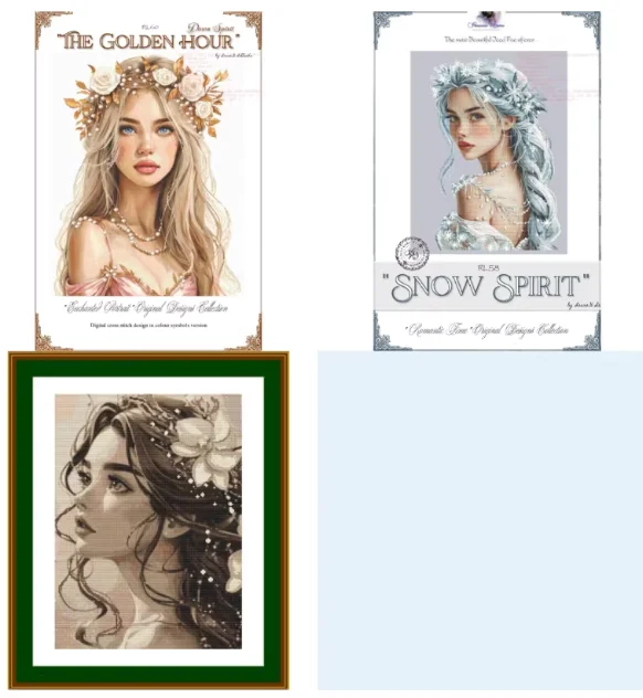 

"Magic Portrait Series" cross-stitch electronic drawing source file Cross Stitch Set 14CT