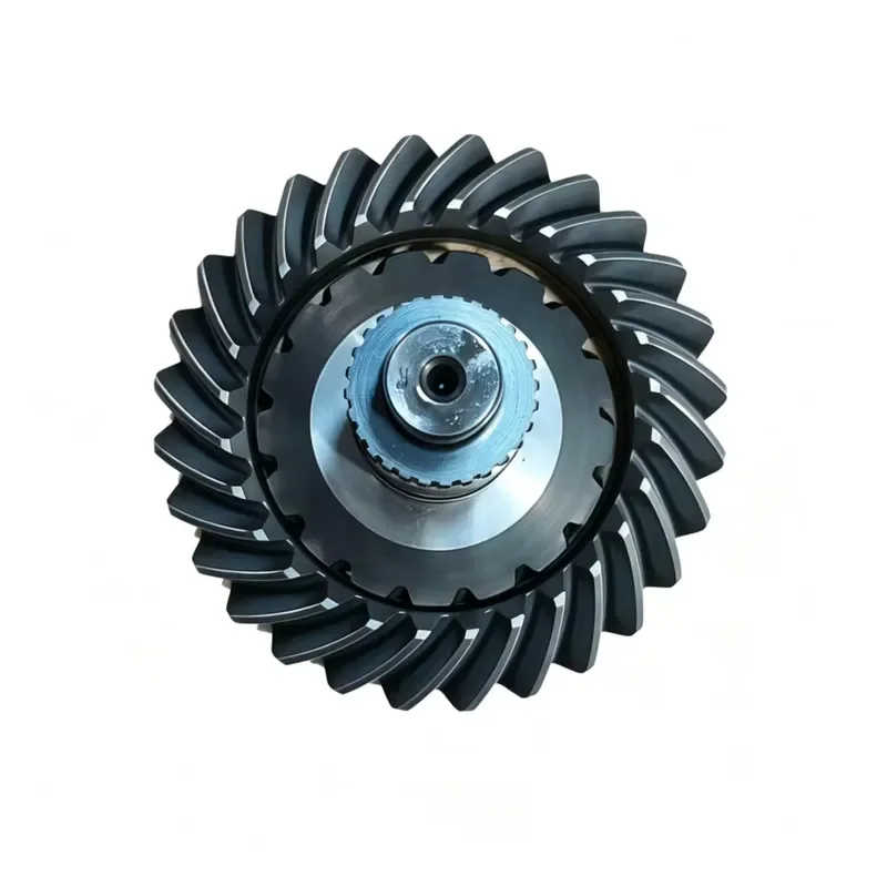 for SINOTRUK Howo Truck Transmission System Parts Rear Axle Bowl Angle Teeth Crown Wheel and Pinion Gear 17/28 High Quality