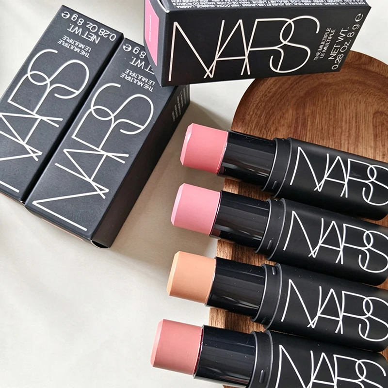 NARS Multi-purpose Stick Shades for Cheeks Lips Eyes Cream Blush Delicate and Skin Friendly Blush Stick Powder Makeup Products