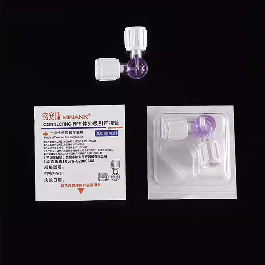 100 Uds válvulas bidireccionales jeringas de belleza desechables agujas dispensadoras e infusión adaptadores de tubo válvulas de enchufe