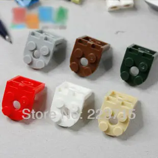 20pcs*Round Plate 2x2 w. Angle* DIY enlighten block bricks,Compatible With Assembles Particles
