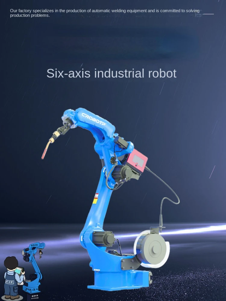 Industrial grade robot CRP-RH/RA six axis robotic arm automatic welding, transportation, and stacking