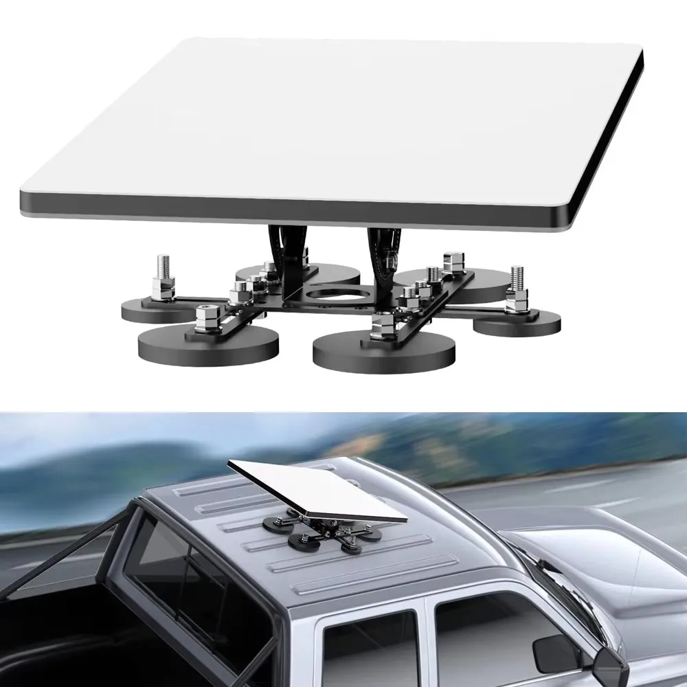 211 pounds Magnetic Roof Mount Starlink Mini(V4) Standard Dish,Angle-Adjustable,6 Magnetic Bases,Starlink Magnet Mount,Car,Yacht