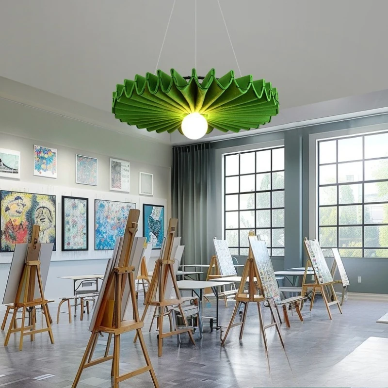 

New creative felt chandelier designer hotel B & B Nordic library restaurant Internet celebrity noise reduction personalized