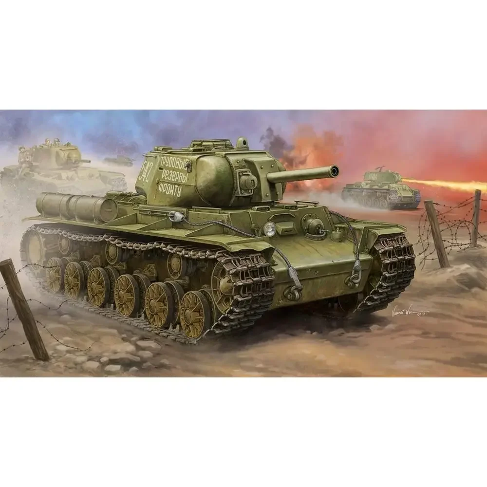 Trumpeter 01572 1/35 Soviet KV-8S Heavy Tank - Scale Model Kit