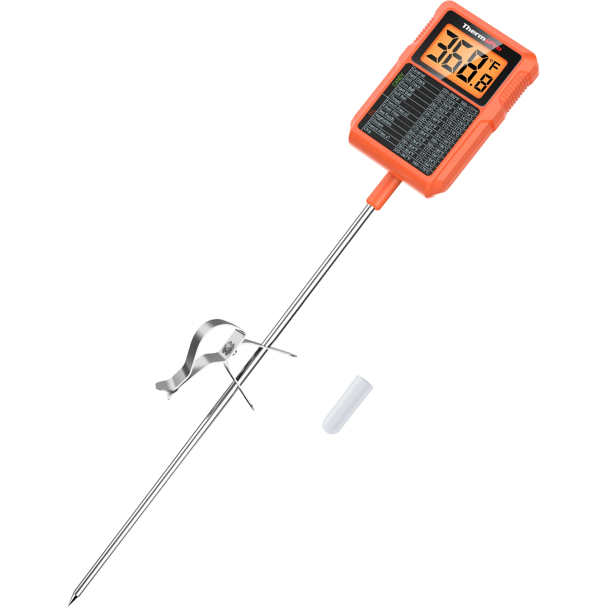 ThermoPro TP510 Waterproof Instant Reading Digital Kitchen Thermometer For Candy Deep Frying Grill Cooking With 20.5CM Probe