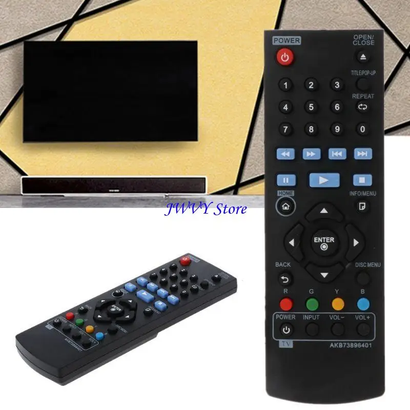 573A Replacement Remote Control for BLURAY DISC DVD Player BP340/135/335W/300
