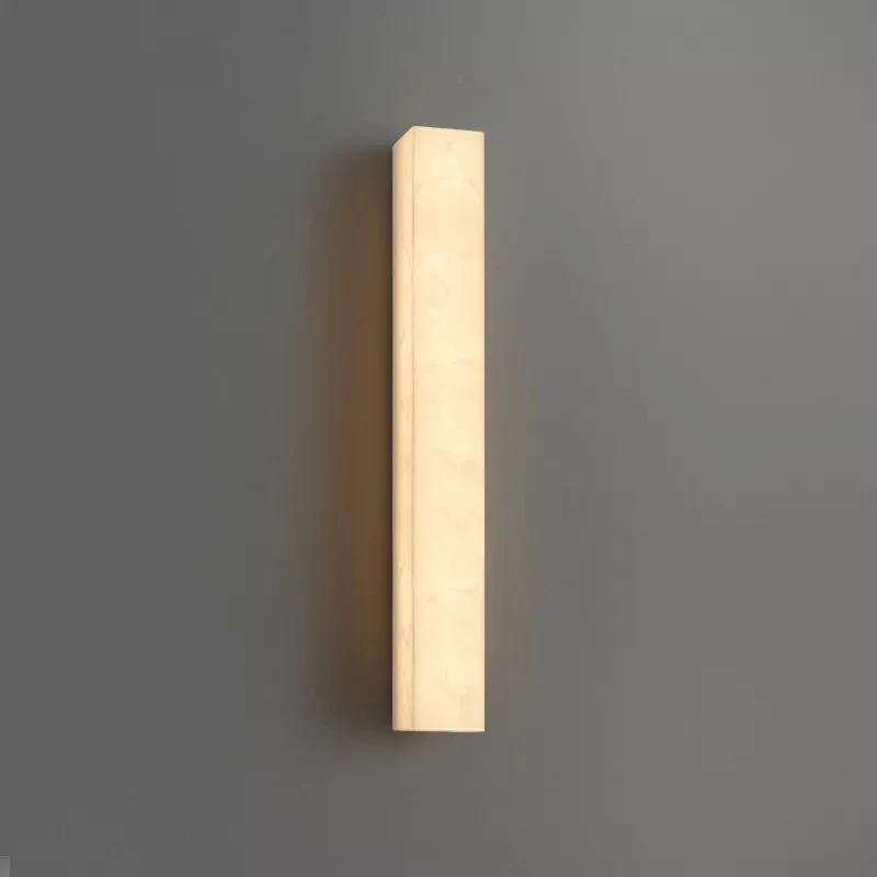 

Imitation Marble Wall Sconce Modern Minimalist Bedroom Bedside Long Strip LED Lamps Aisle Living Room Wall-mounted Lighting