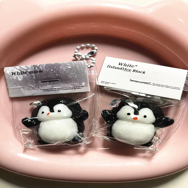 قرصة البطريق المستديرة للبطن + لعبة الضغط انتعاش بطيء قرصة لو أنف صغير كا حقيبة لطيفة قلادة قطعة أثرية لتخفيف الضغط