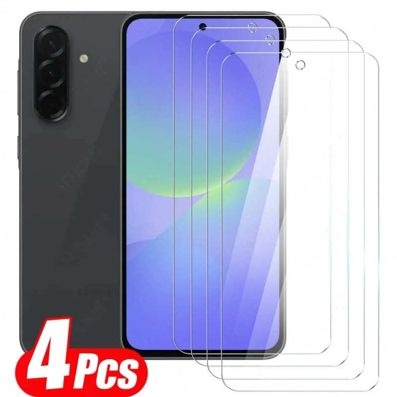 4Pcs HD Tempered Glass Screen Protector For Samsung Galaxy S20 S21 S23 S24 FE A51 A52 A53 A54 A55 A56 A57 Glass Protection Film