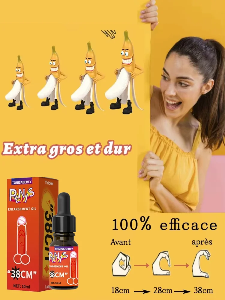 XXXL Olio Essenziale Per Massaggio Naturale Per Gli Uomini Olio Per L'ingrandimento Del Pene cazzo секс игрушки Crescita Ispessimento Del Pene
