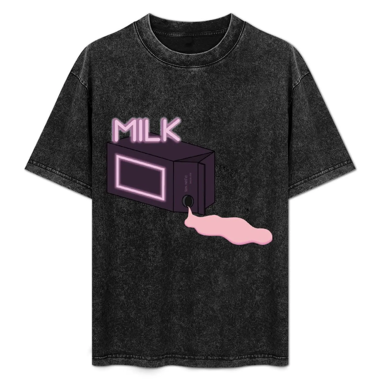 

M I L K T-Shirt Plus Size Street Style Tee
