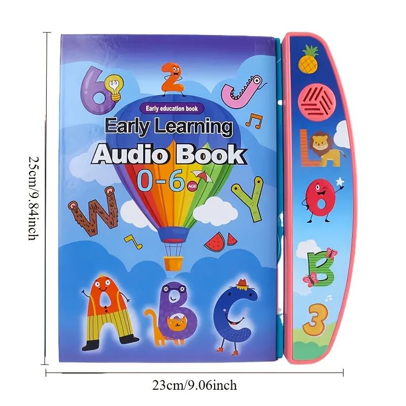 어린이용 인터랙티브 조기 학습 오디오북 - 다채롭고 재미있으며 교육적인 장난감 - 초보자, 크리스마스 선물로 완벽