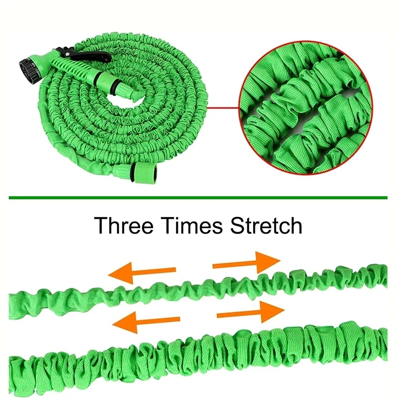 75FT المنزل ارتفاع ضغط غسيل السيارات مدفع المياه قابل للسحب انبوب ماء متعددة الأغراض سيارة حديقة انبوب ماء حديقة سقي مجموعة ، garde