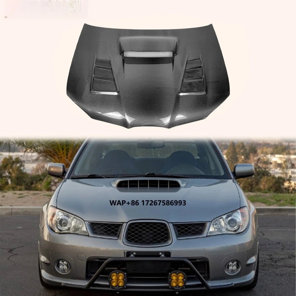 

For Subaru Impreza GD 2001-07 WRX STI Carbon M Type Front Vented Cooling Hood