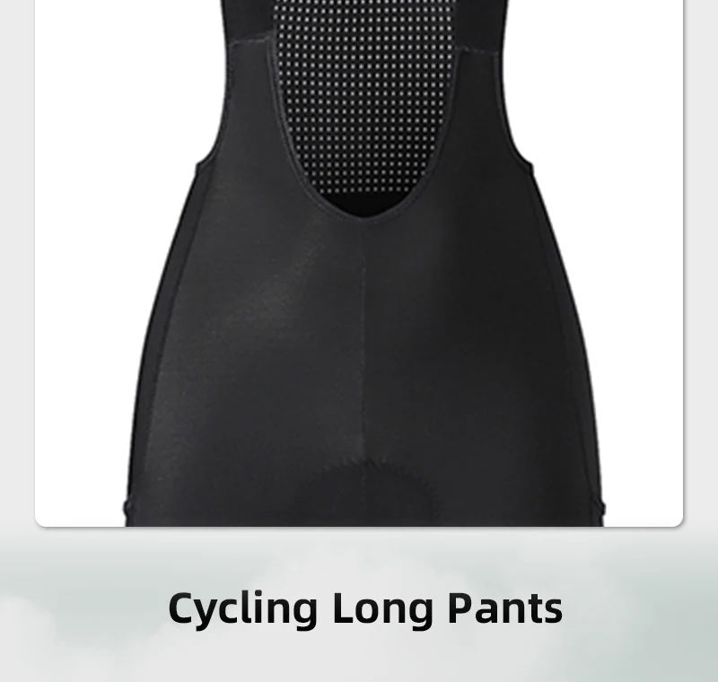 YKYWBIKE Damen Winter-Radträgerhose, Thermo-Fleece, warme lange Hose für Damen, Rennrad-Trägerhose, Fahrradbekleidung – Detail 21