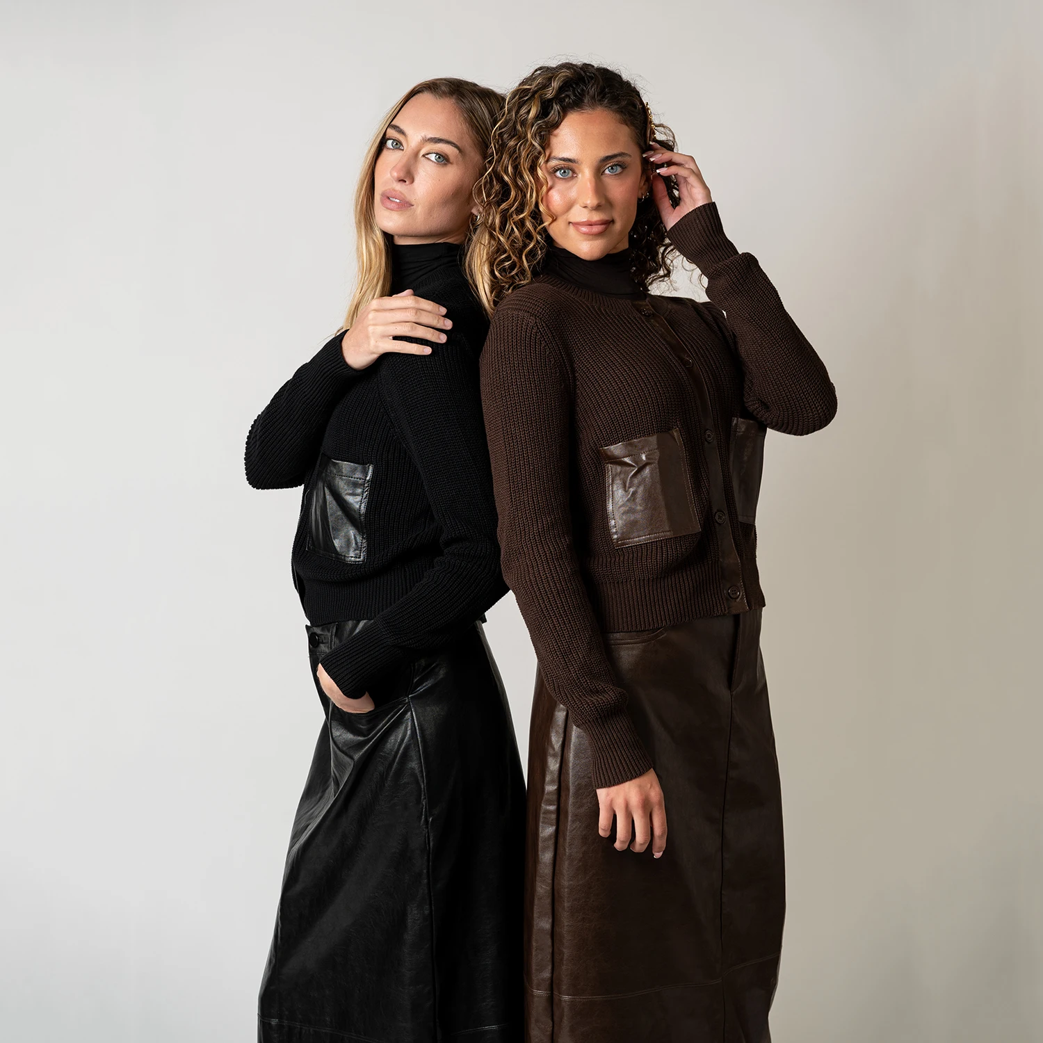 AP AW26 Women Leather Skirt and Leather Patch Cardigan Fashion Style 16 Sb76b013473ec40f0b3255c3c6766ca1bJ