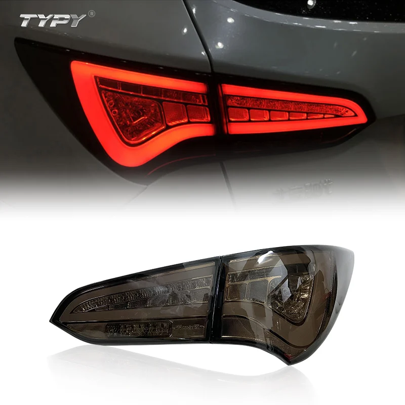 Auto parts  Tail Lights With LED Running Lights Turn Signals For Hyundai IX45 Tail Lights 2013custom