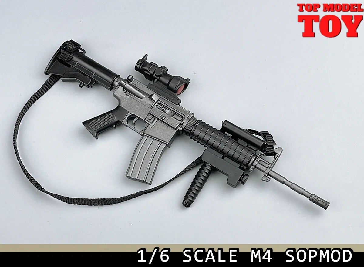 1/6 M4 M16 XM177 M4A1 pistolet broń akcesoria do modeli nie Launchable Fit 12 ''figurka żołnierz armii