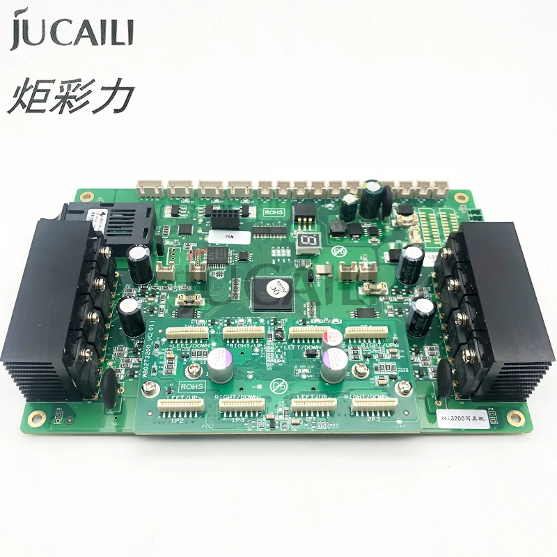 Jucaili inkjet printer wellprint I3200 double head UV carriage board W802HEAD-VE optical fiber Version for Epson I3200 head