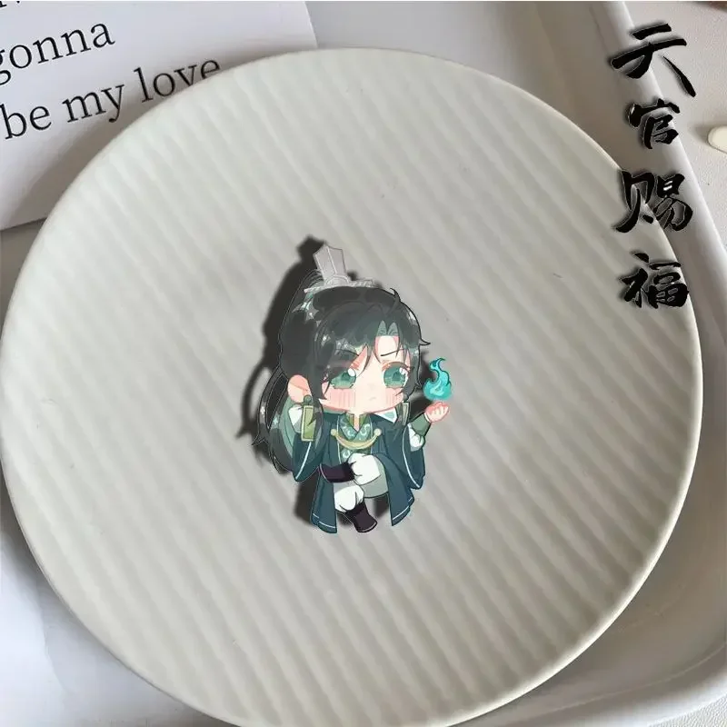 Broche acrílico Tian Guan Ci Fu Hua Cheng Xie Lian para mujer, joyería de moda Feng Shi Qi Rong, insignias de Anime He Xuan