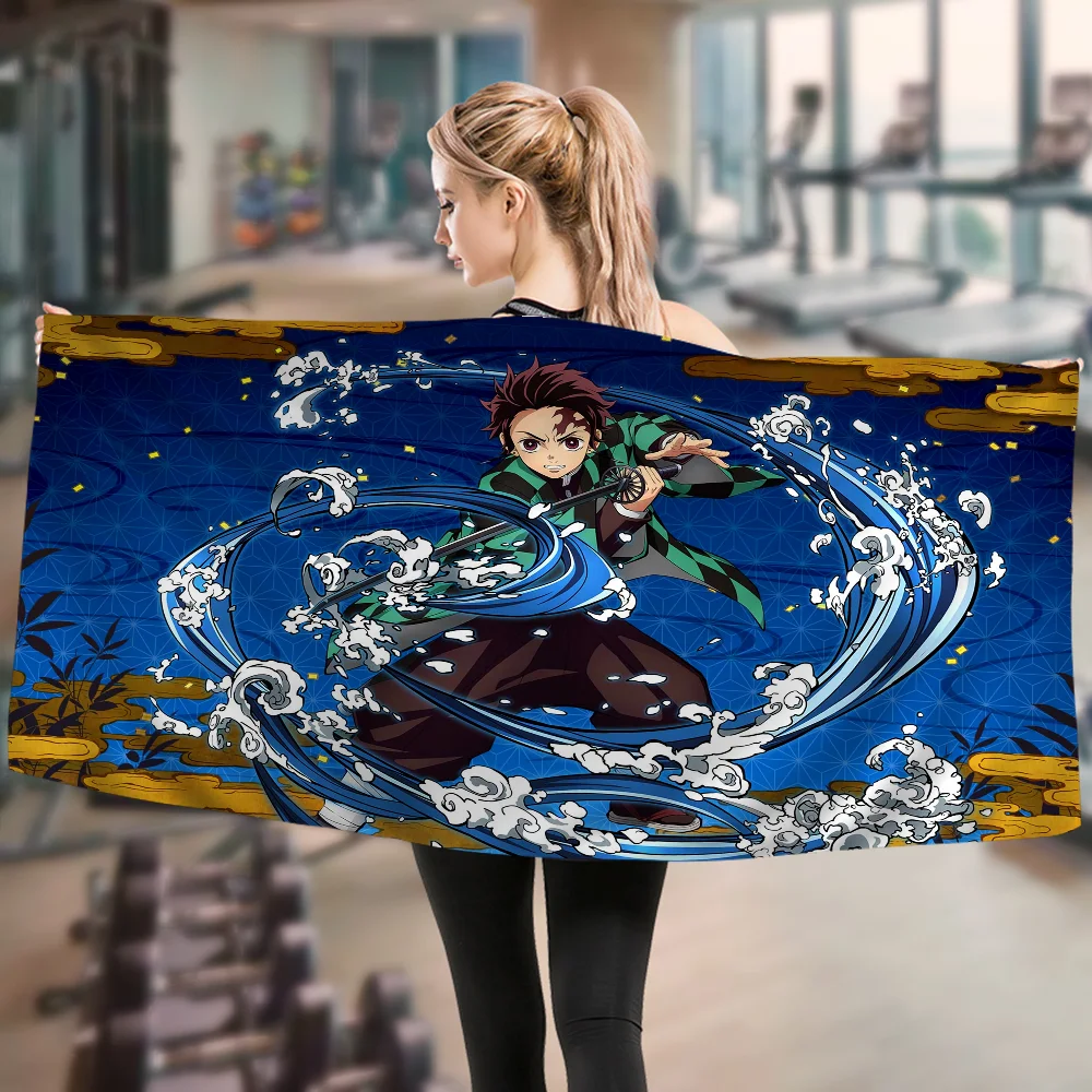 

Bandai Kamado Tanjirou Microfiber Beach Towel Absorbent Quick Dry Soft Yoga Swimming Resort Mountain Climbing Towel