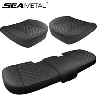 SEAMETAL Funda para asiento de coche Fundas para sillas de coche de cuero PU Fundas para asientos de automóviles para mujeres, hombres y bebés Ajuste universal para la mayoría de los coches
