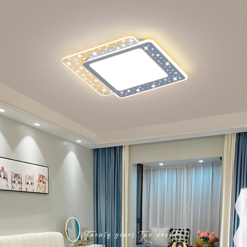 

Bedroom Recessed Led Ceiling Light Home Fixture Lights Warm And Romantic Round Living Room Lamp Simple Modern Study Ceiling Lamp