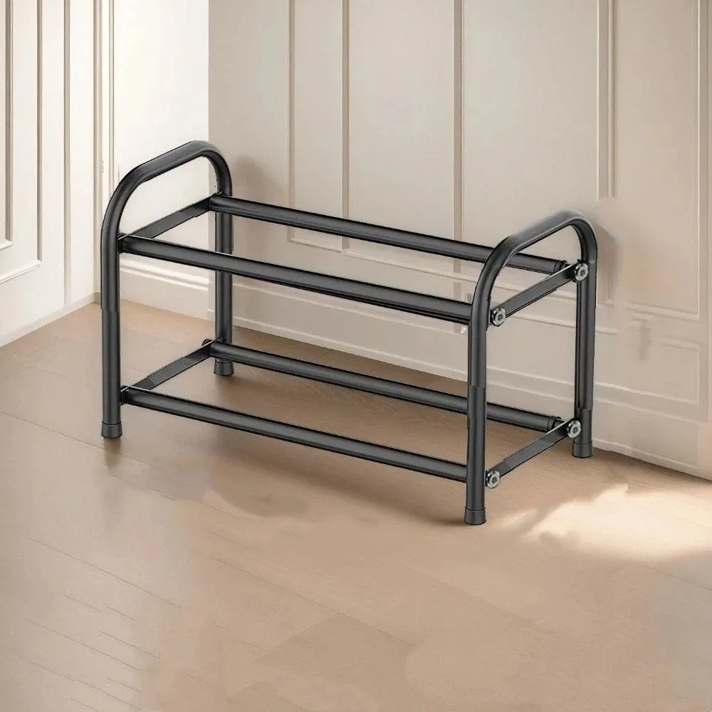 

Гибкая многоярусная полка для обуви с регулируемым пространством для хранения, компактный дизайн, органайзер для обуви, простая конструкция