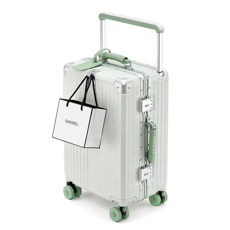 20/24/26/28 inch Travel Suitcase Wide Handle Rolling luggage Men Carry-On Luggage Women PC Aluminum Frame Trolley Case Boarding